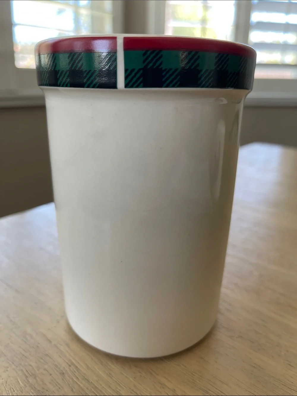 Vintage Applejack Ceramic Crock Utensil Holder Jar Apple Kitchen Decor Country